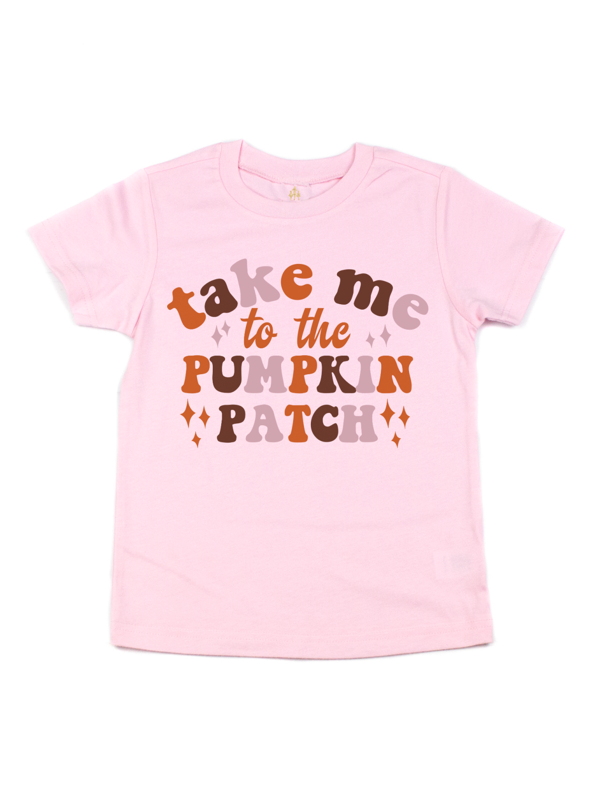 Take Me To The Pumpkin Patch Kids Light Pink Shirt
