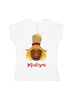 personalized african american scarecrow shirt fall girls