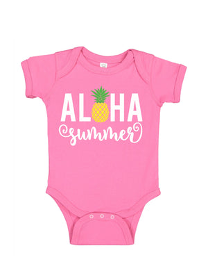 Aloha Summer Raspberry Bodysuit