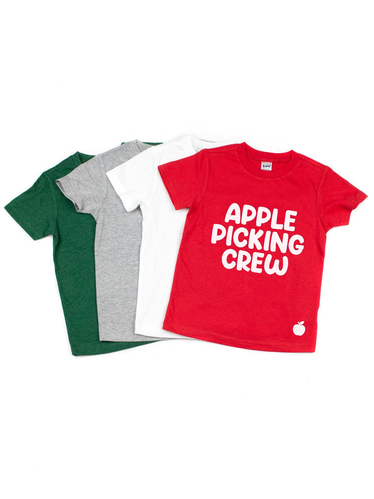 apple picking crew kids fall shirts
