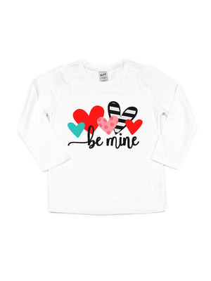 be mine girl's Valentine's Day t-shirt