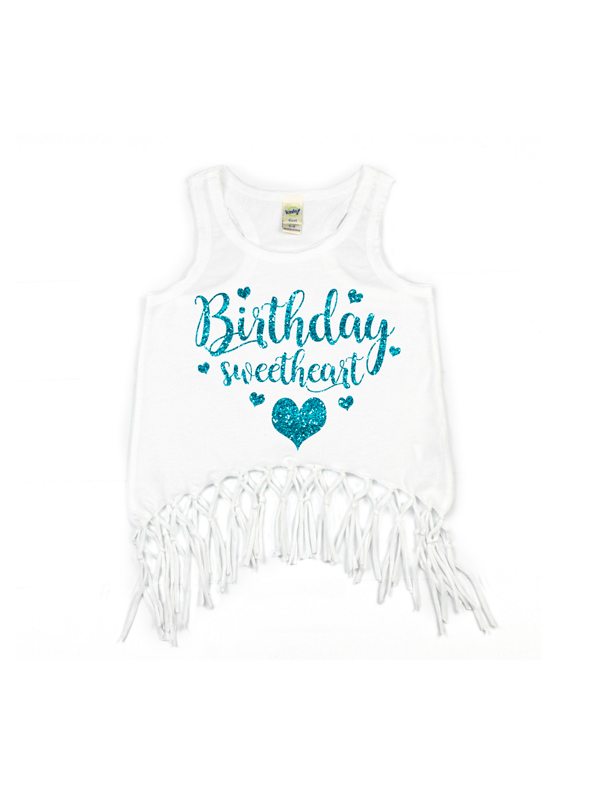 birthday sweetheart fringe shirts