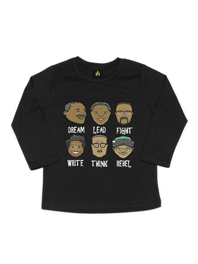 Long Sleeve Kids Black Activists Shirt