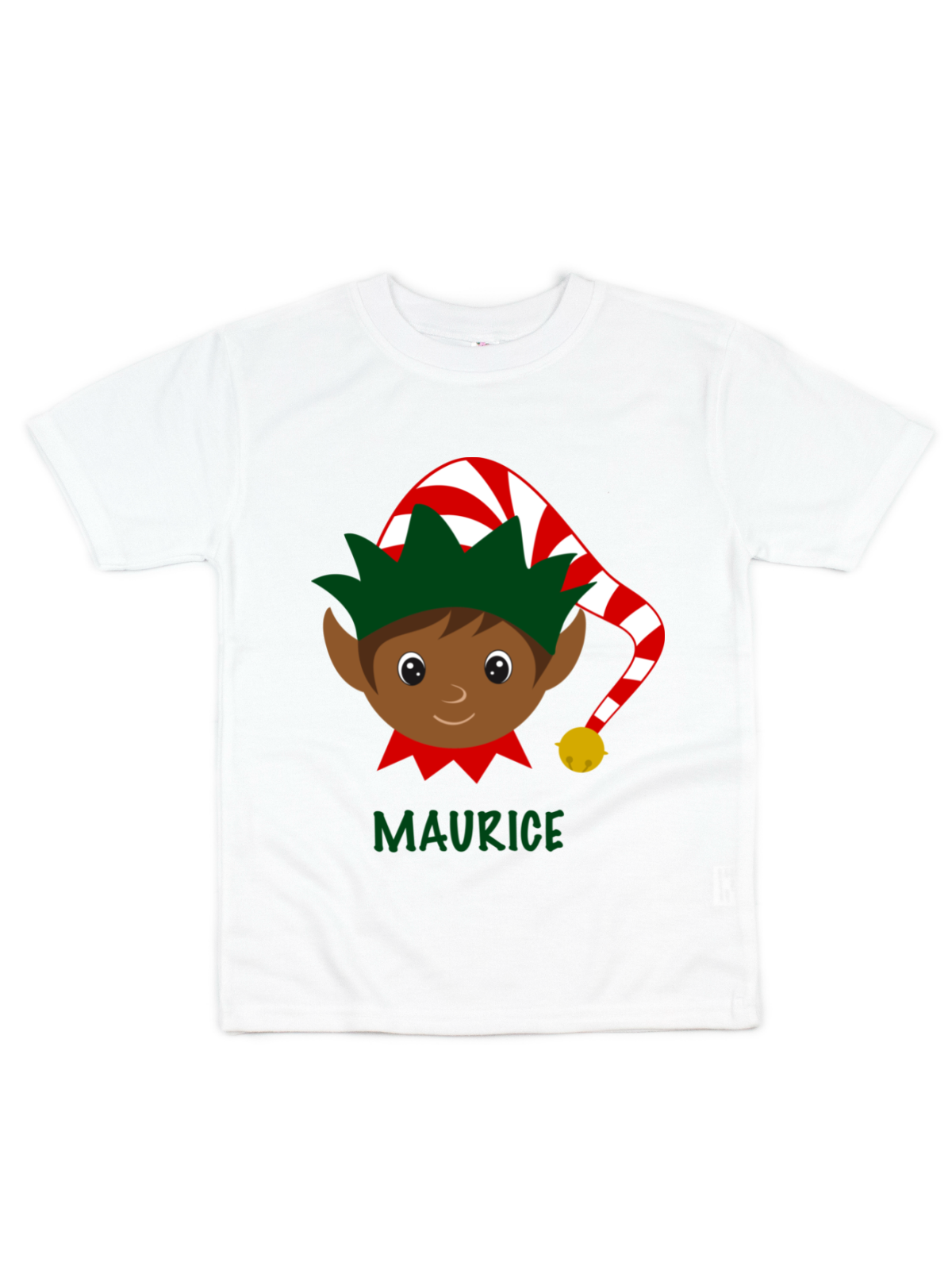 kids black elf christmas t-shirt