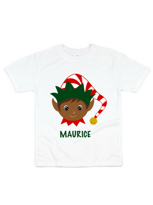 Black Elf Kids Shirt - Personalized