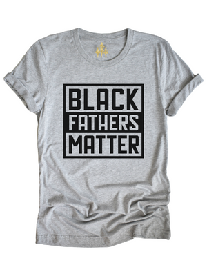 black dads matter unisex heather gray shirt