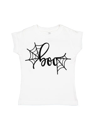 Boo Spider T-Shirt for girls Halloween