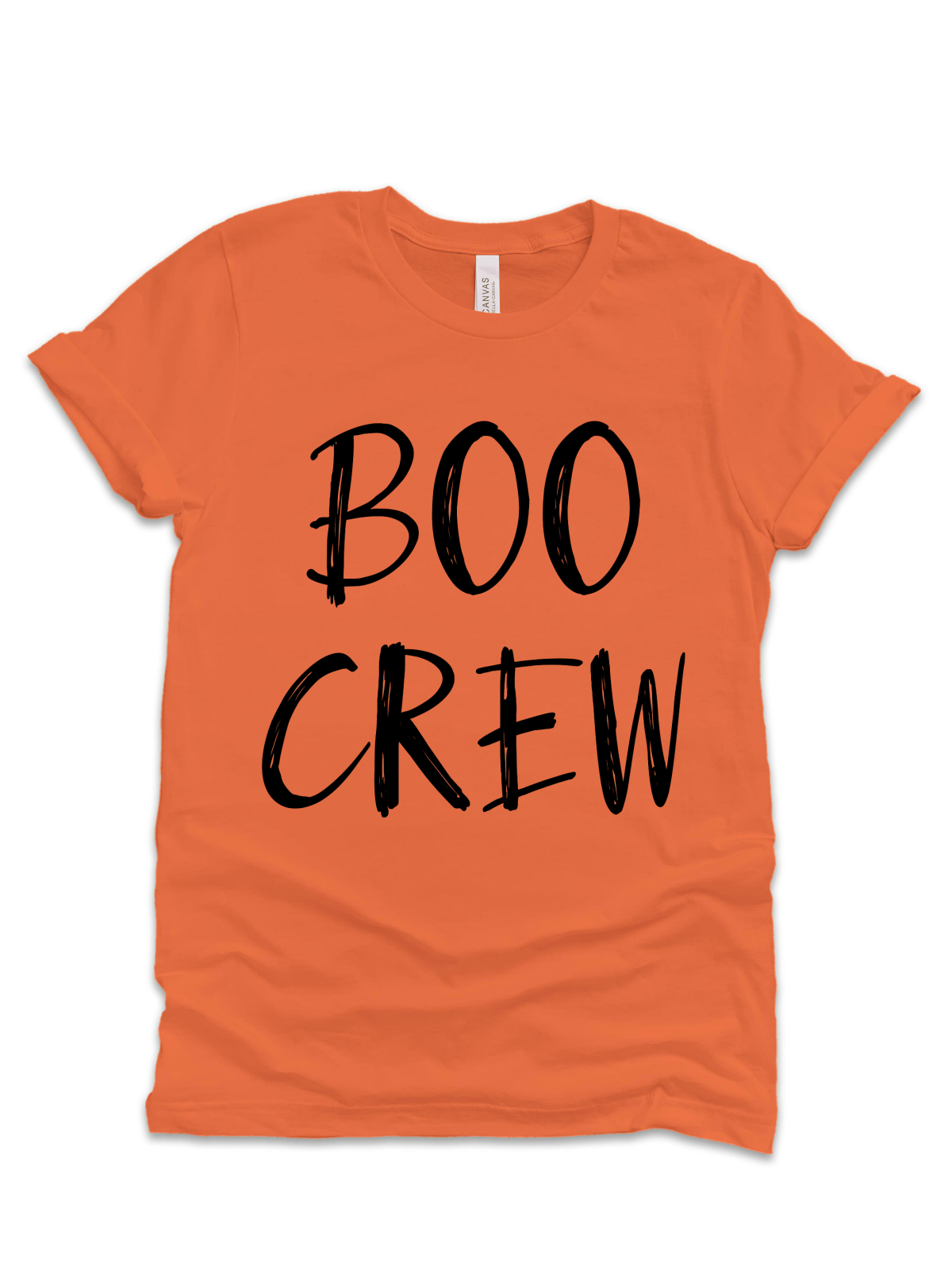 Boo Crew Adult Shirt - Black & Orange