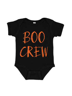 boo crew halloween baby bodysuit 