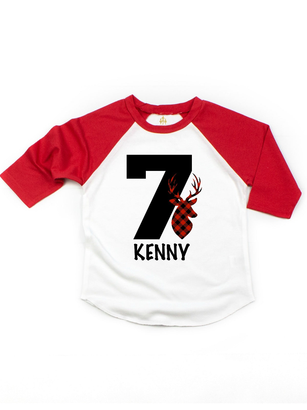 boys personalized winter birthday raglan shirt