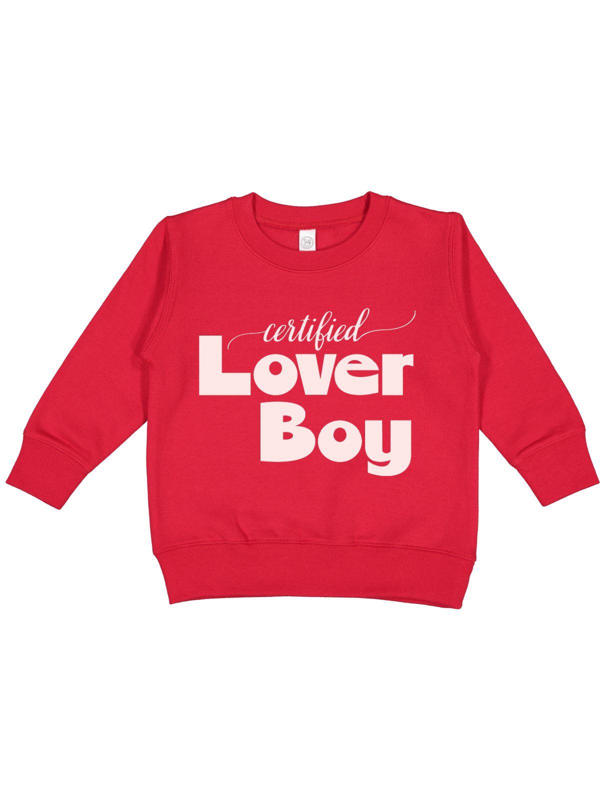 certified lover boy kids sweatshirt