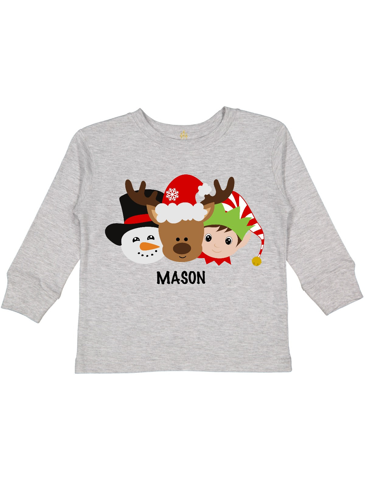kids christmas t-shirt snowman reindeer elf boy