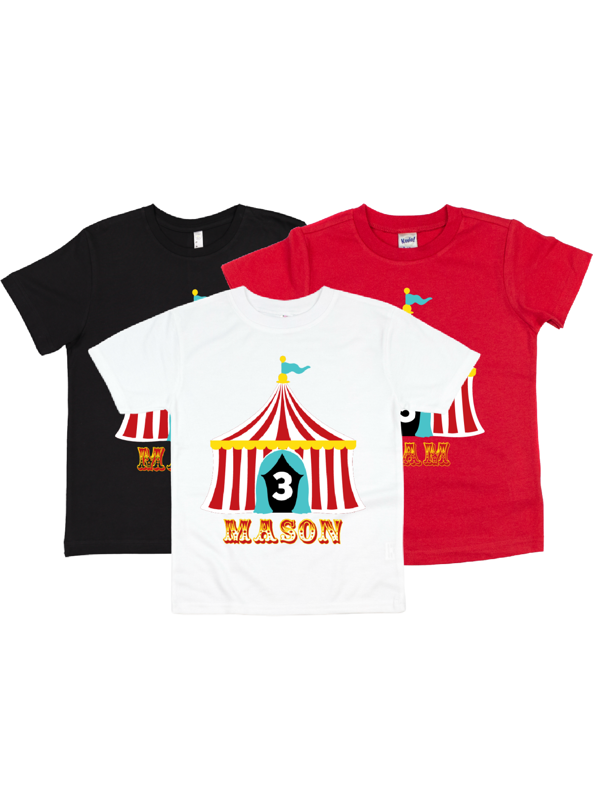 kids circus big top shirts