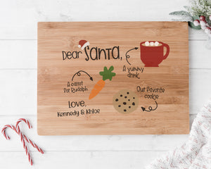 Dear Santa, Christmas Cutting Boards - Personalized