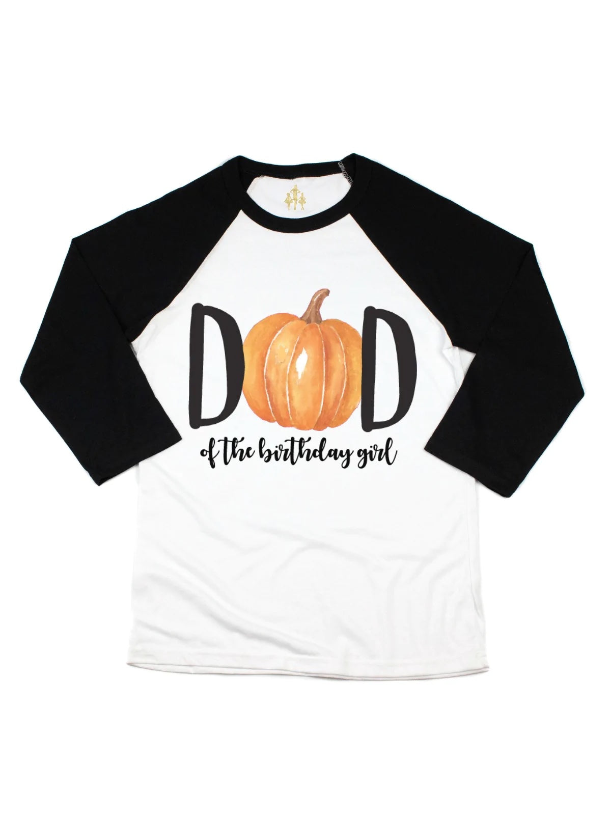 mom of the birthday girl pumpkin raglan t-shirt fall birthdays