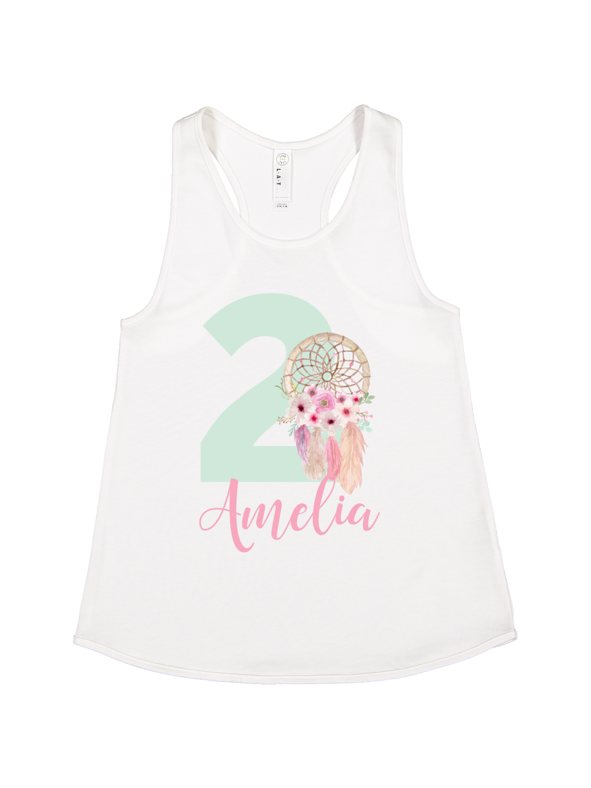 personalized dreamcatcher tank top