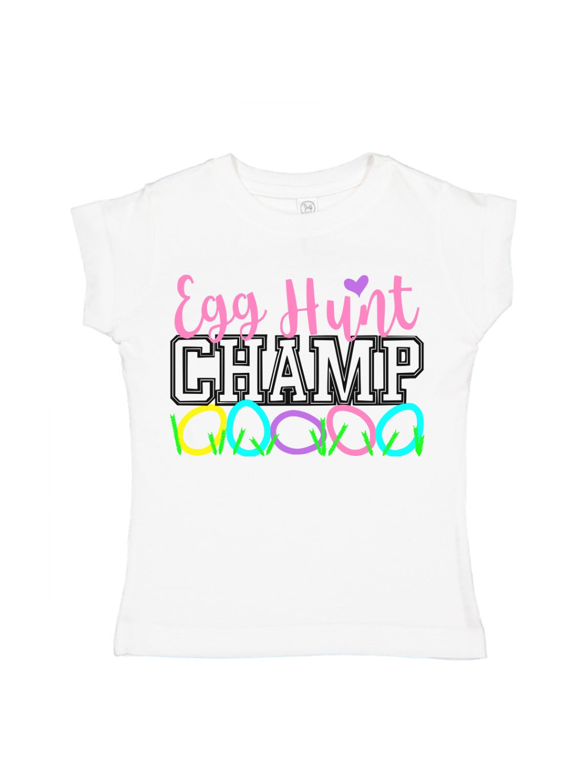 egg hunt champ girls Easter t-shirt