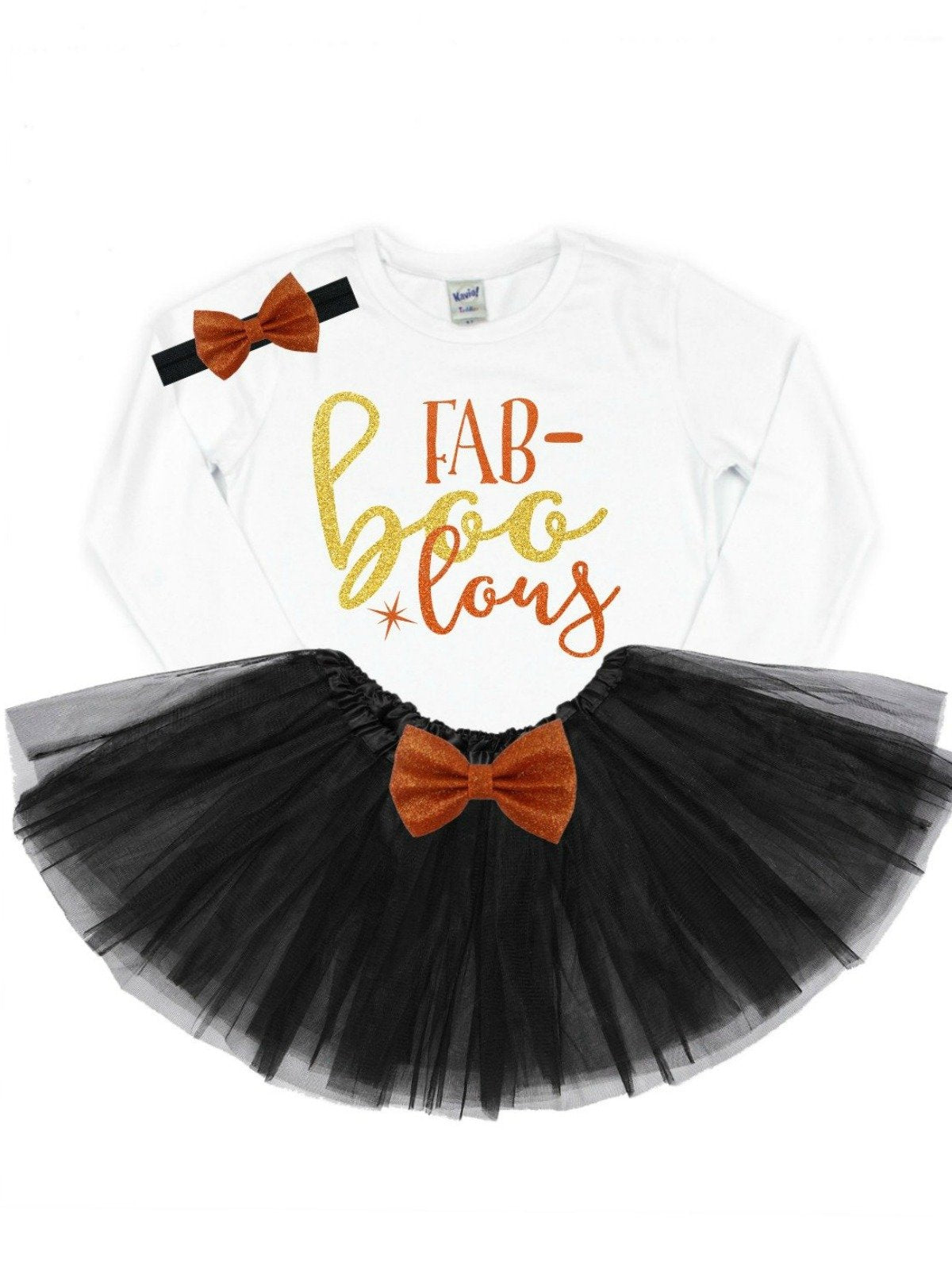 girls fabBOOlous Halloween tutu outfit