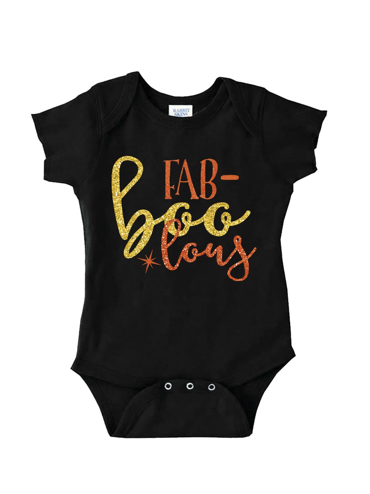 Long sleeve Fab-BOO-lous infant Halloween bodysuit