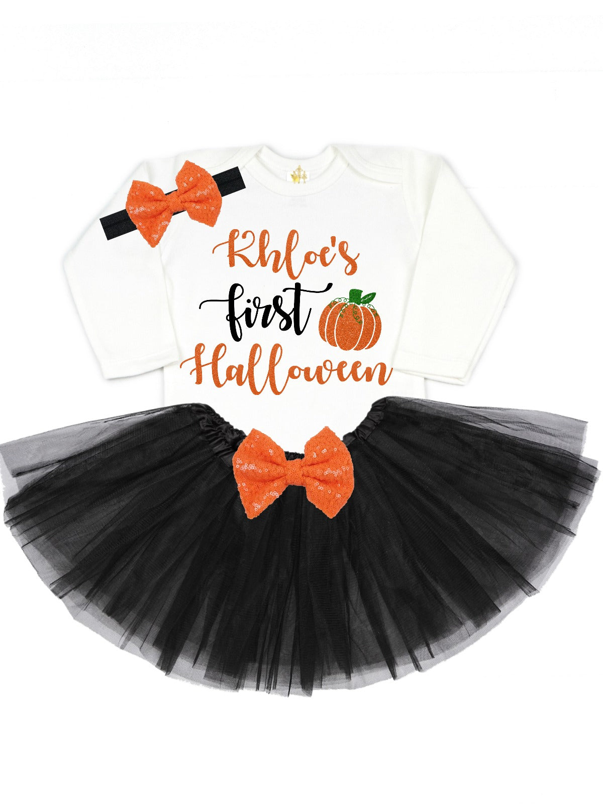 Baby Girl First Halloween Outfit