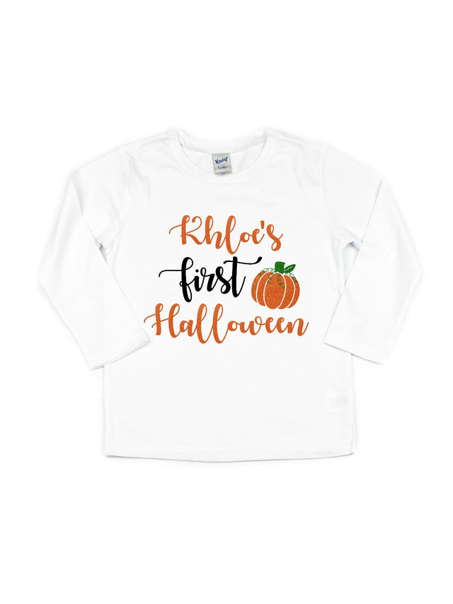 Baby Girls First Halloween Long Sleeve Shirt