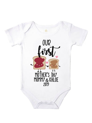 Our First Mother's Day PB&J Bodysuit & Tee