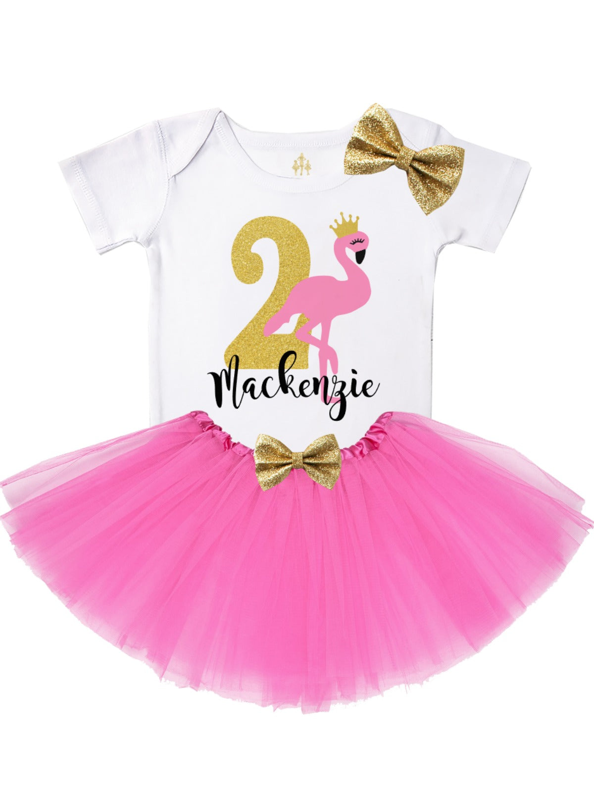 flamingo birthday tutu outfit