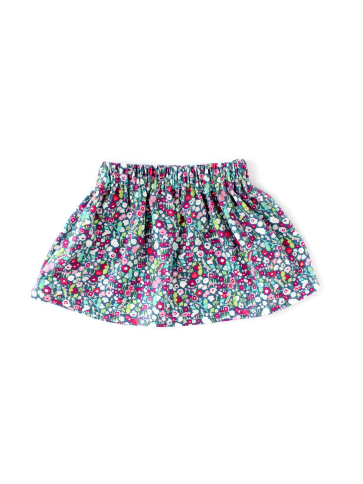 girls floral basic skirt