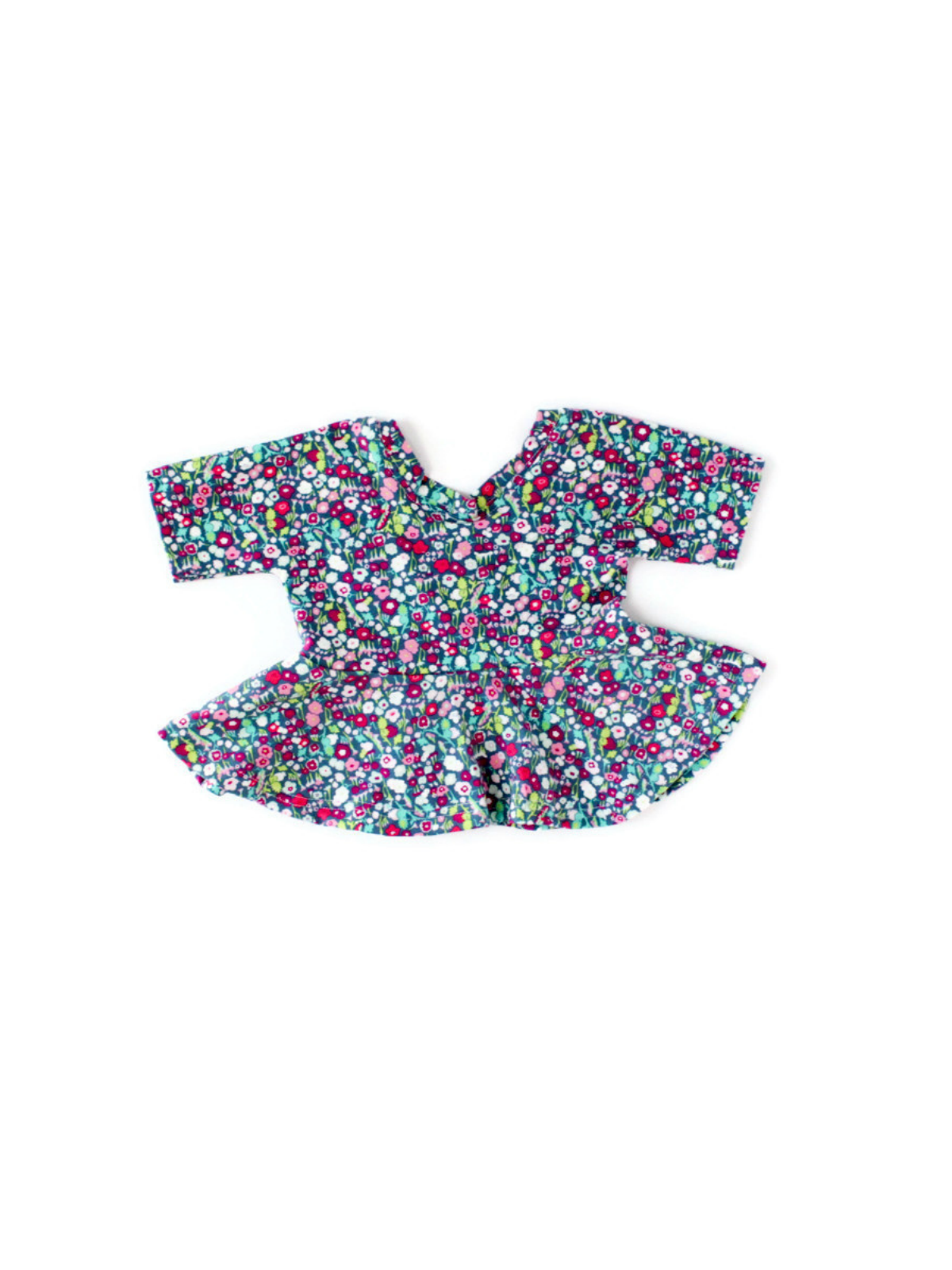 girls floral peplum top 
