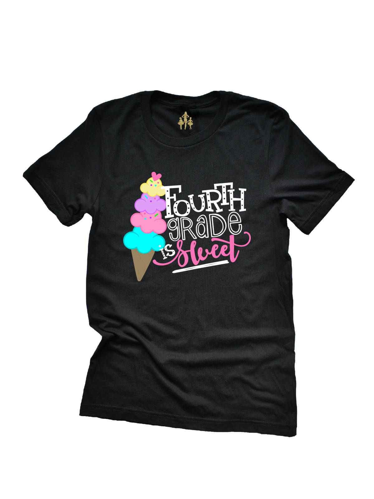 first grade is sweet adult shirt in black