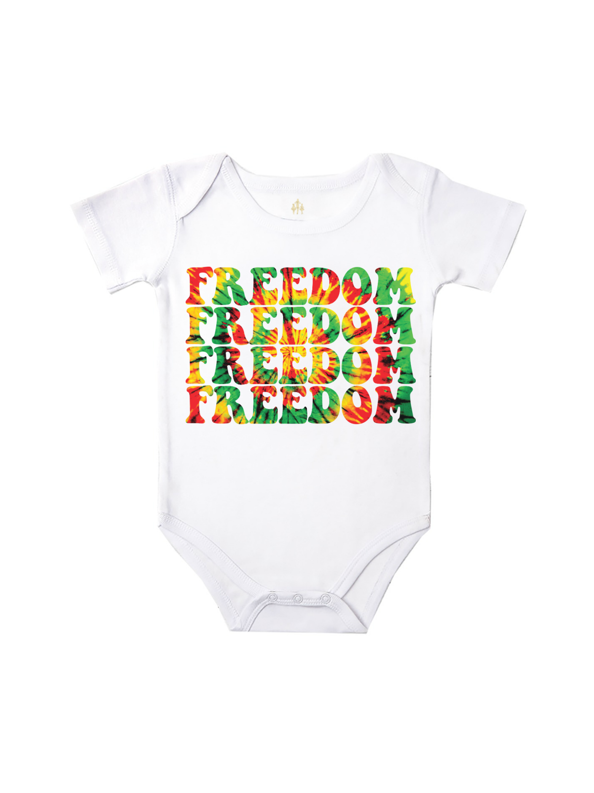 Freedom Tie Dye Baby Juneteenth Shirt 