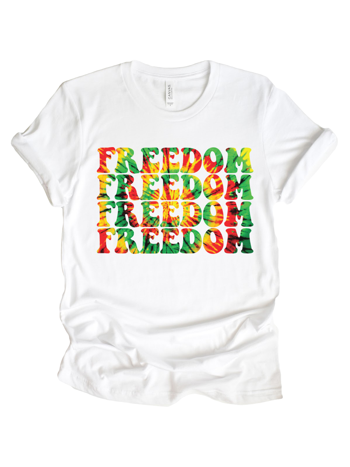 Freedom Tie Dye Adult Shirt