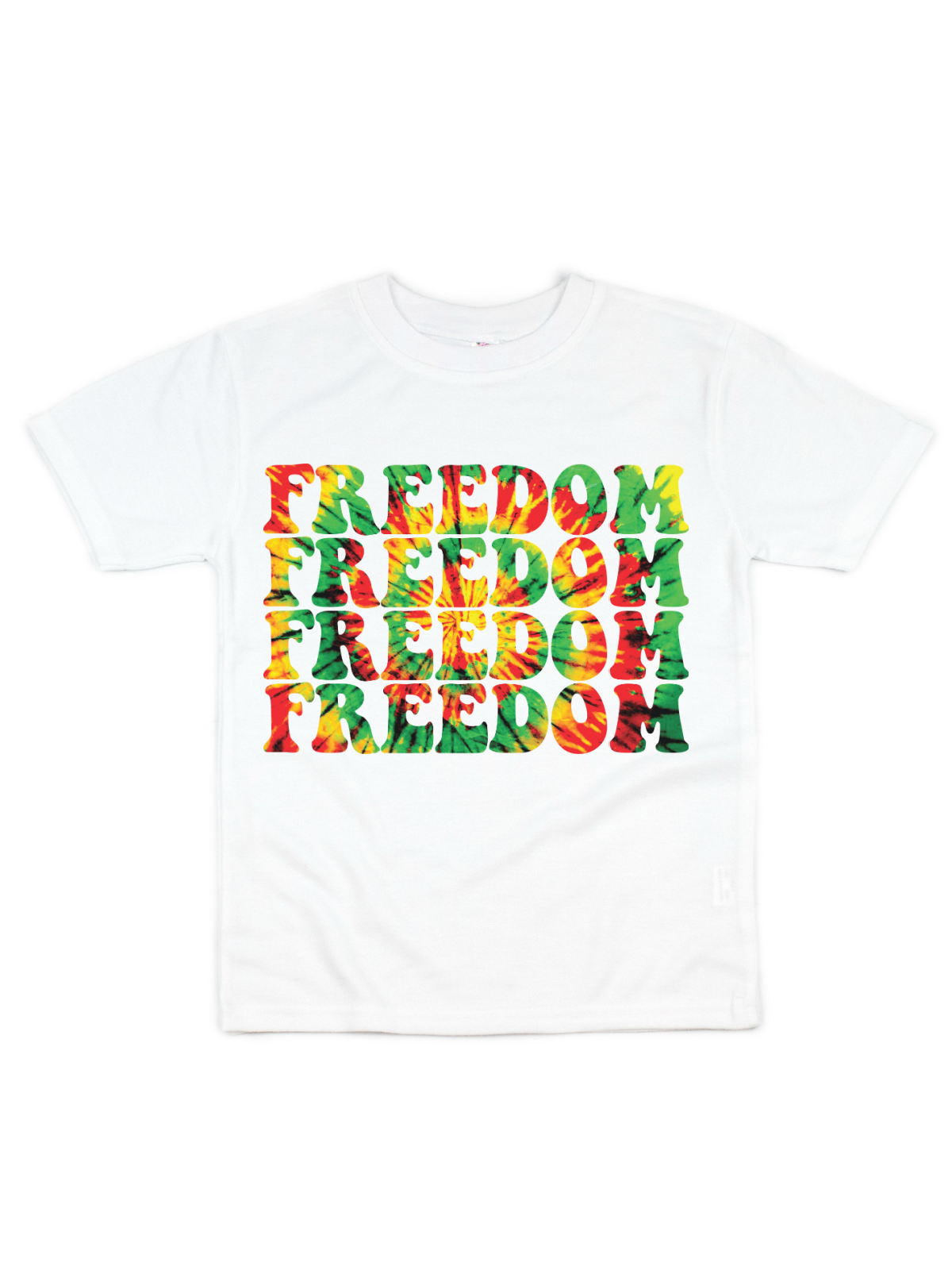 Freedom Tie Dye Kids Juneteenth Shirt