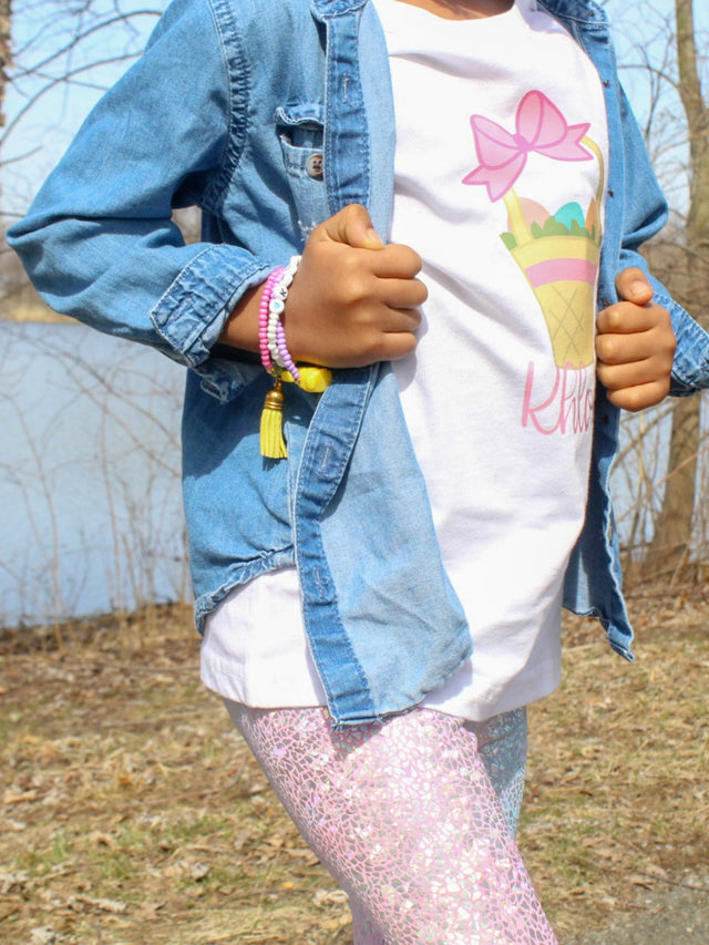 Girls Easter Basket Shirt
