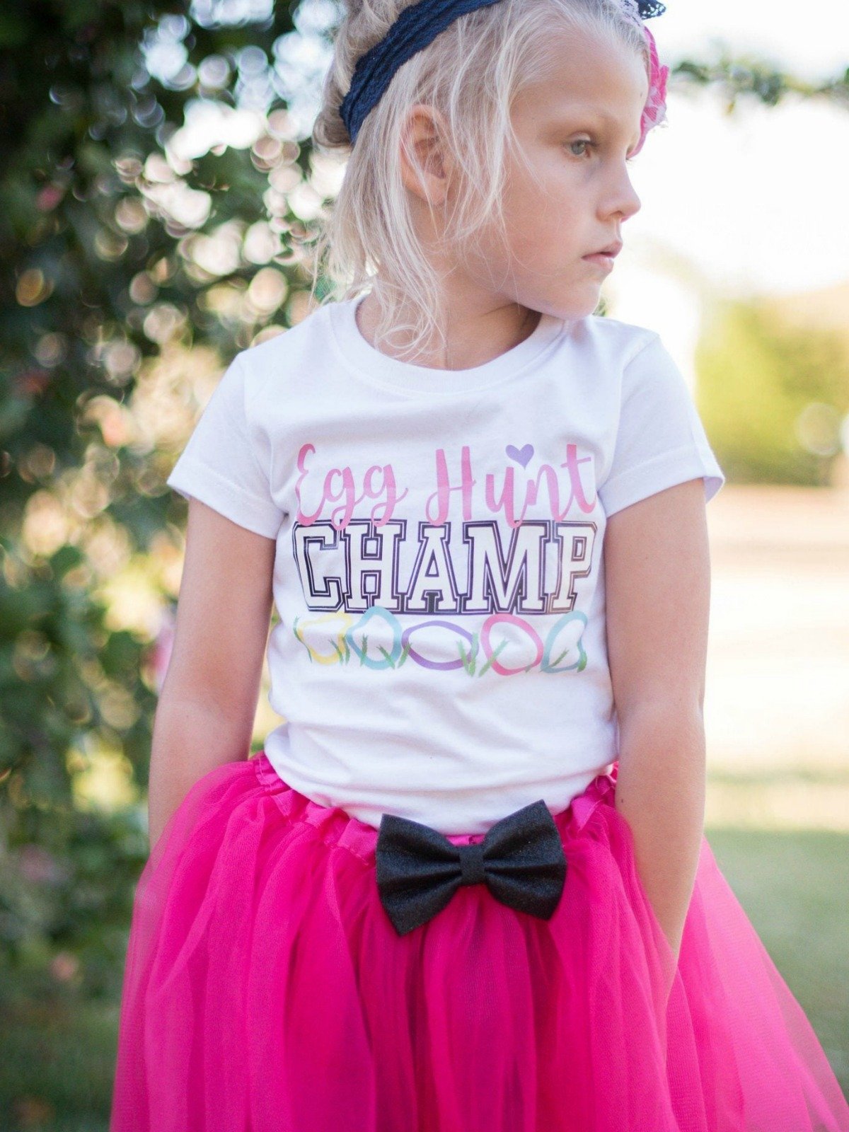 egg hunt champ girls easter shirt