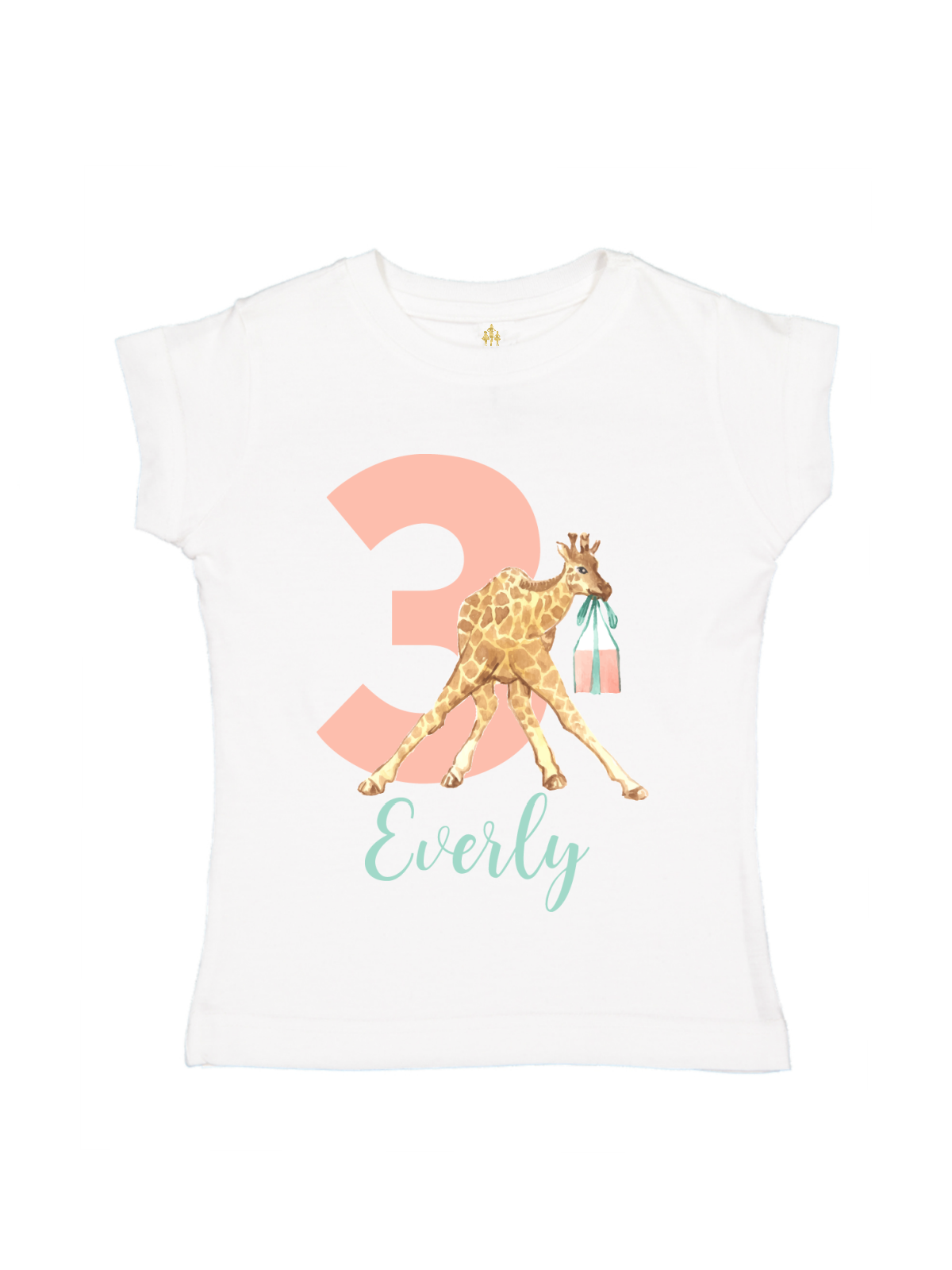 girls giraffe birthday tutu outfit