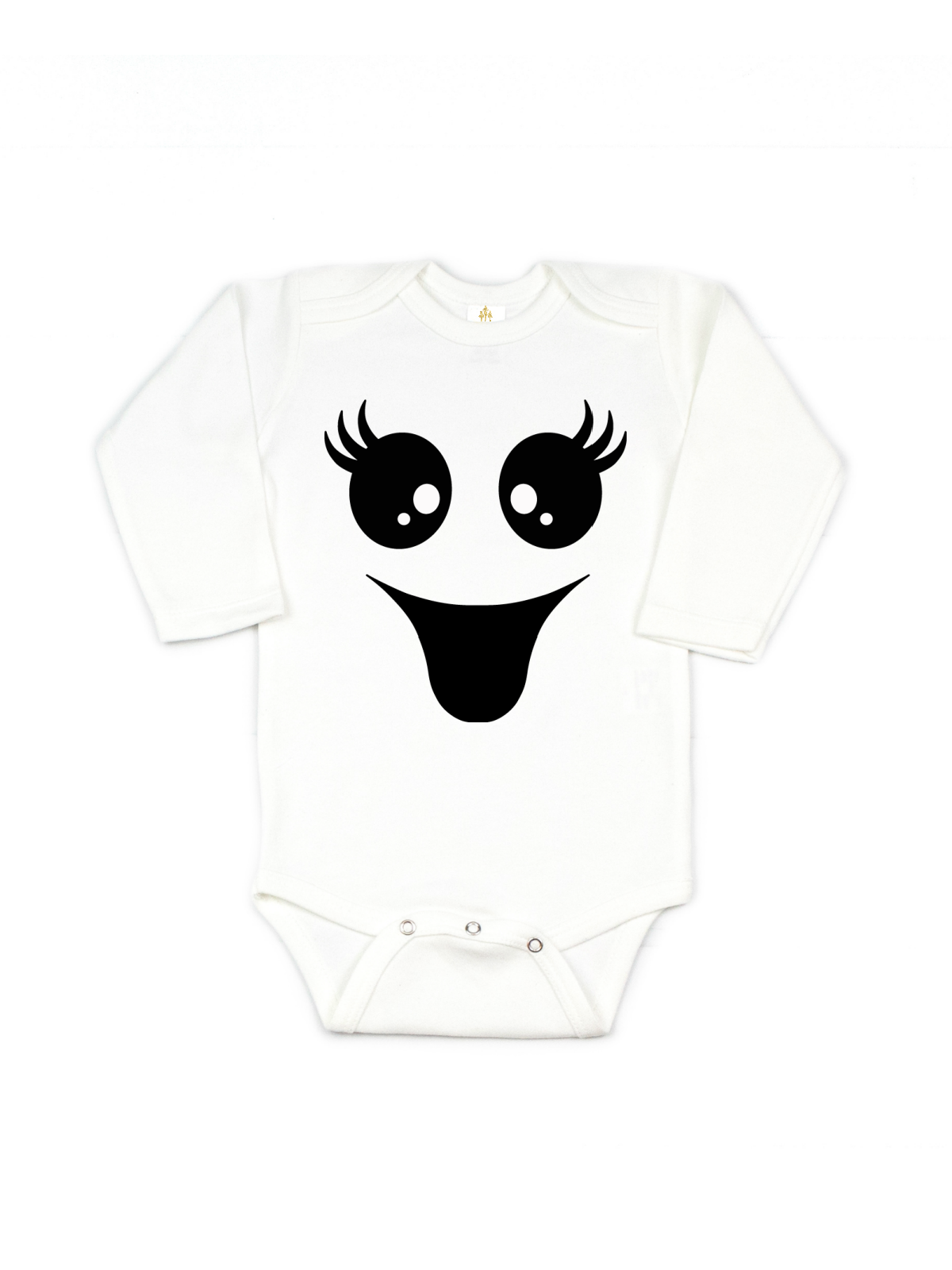 Smiling Ghost Baby Halloween Bodysuit