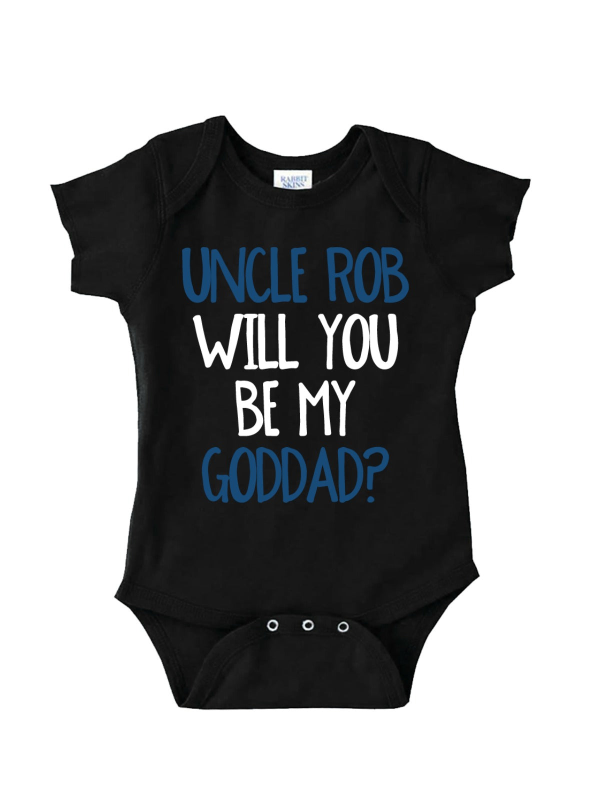 Personalized God Dad Proposal Bodysuit
