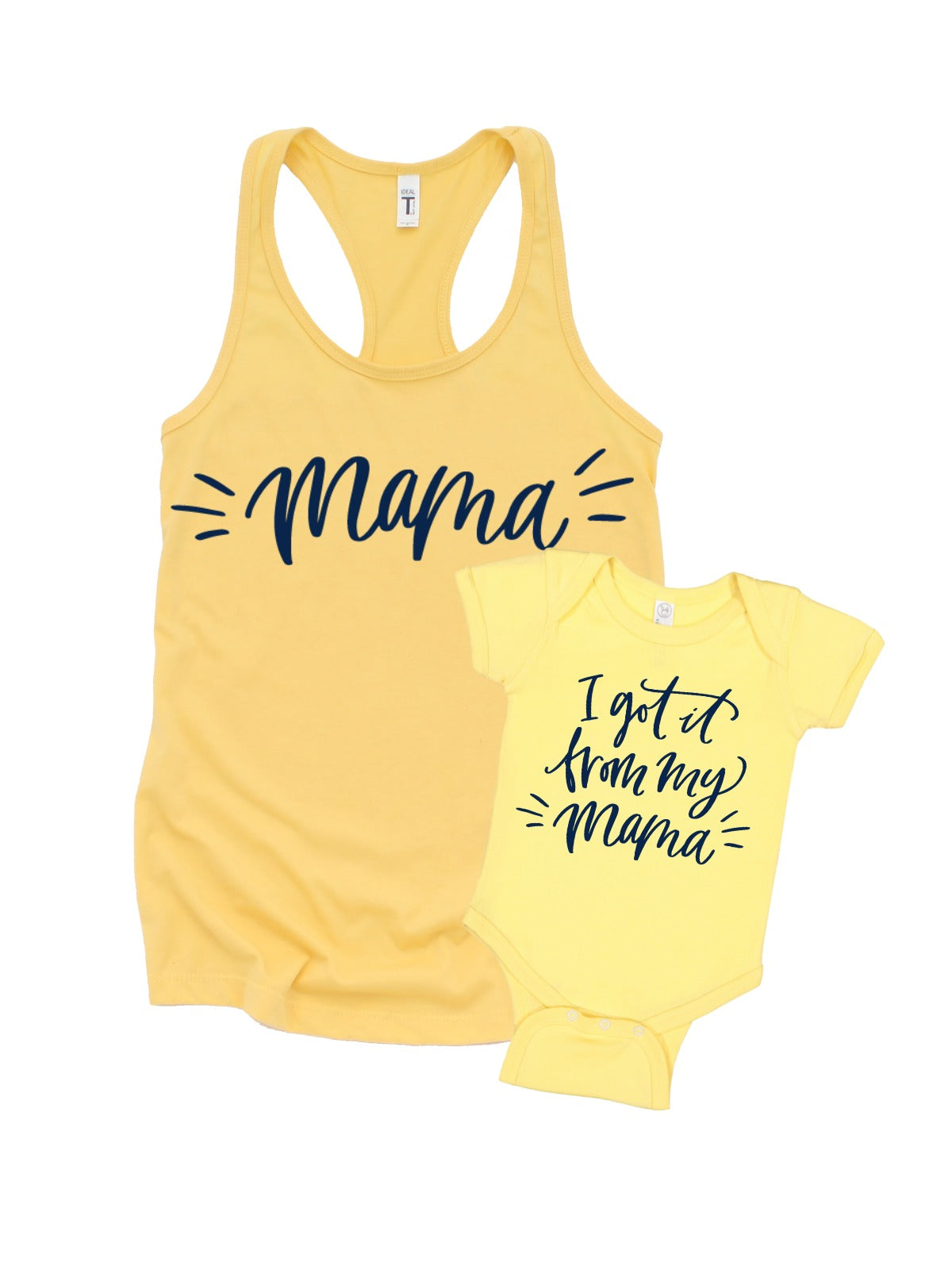 matching mommy and me tank top set I got it from my mama