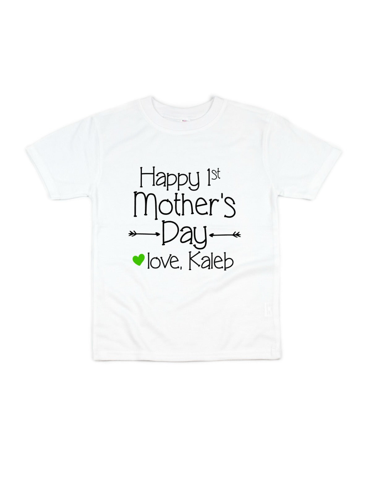 Happy 1st Mother's Day Personalized Boys Tee