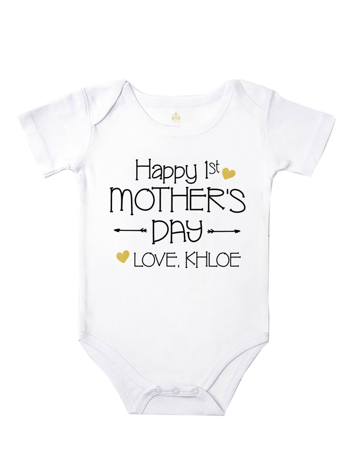 Happy 1st Mother's Day Personalized Bodysuit