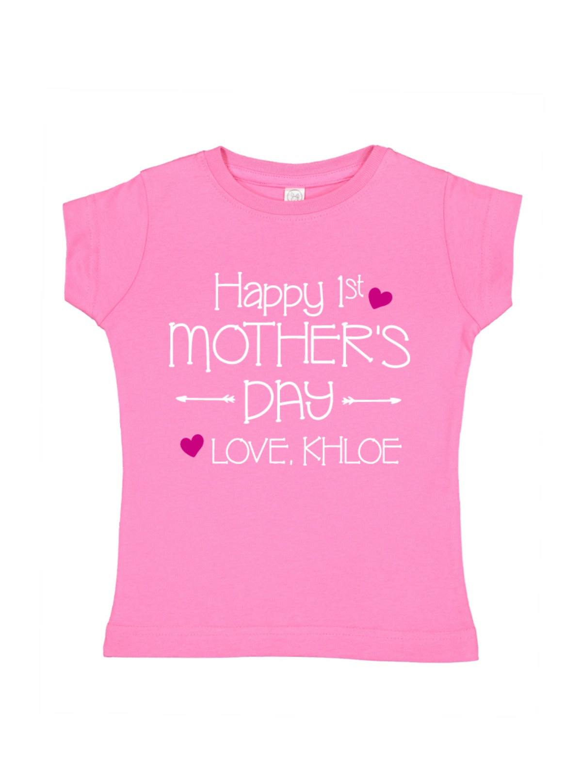 Happy 1st Mother's Day Pink Girl's Tee & Bodysuit