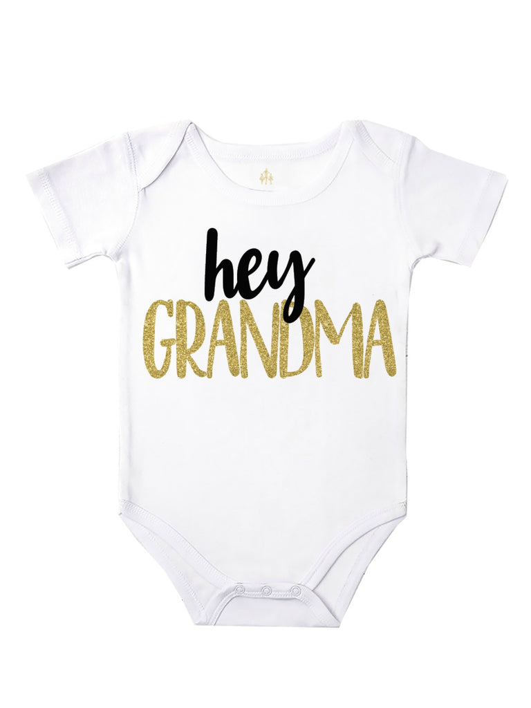 Baby Bodysuit Pregnancy Announcement, Birth Announcement hello GRANDMA and  PAPY Get Ready, I'll Be Coming Soon -  Canada