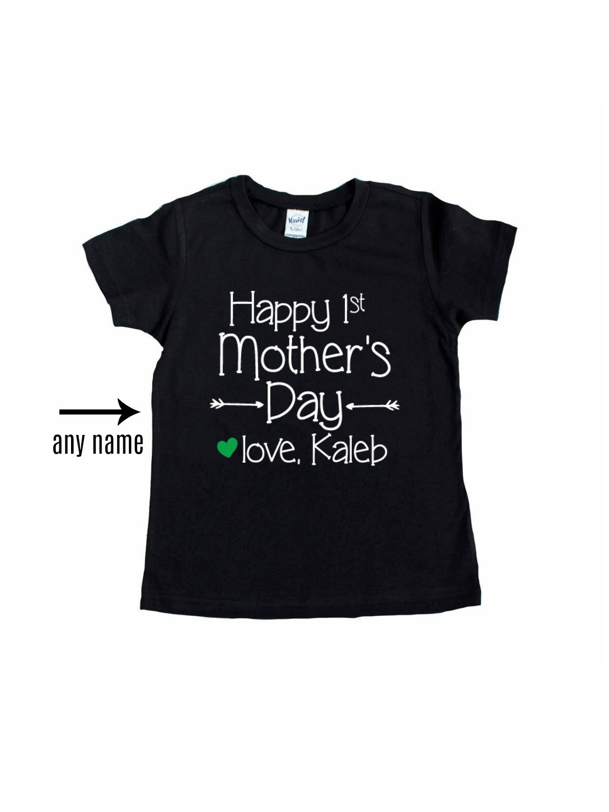 personalized 1st mother's day boys t-shirt