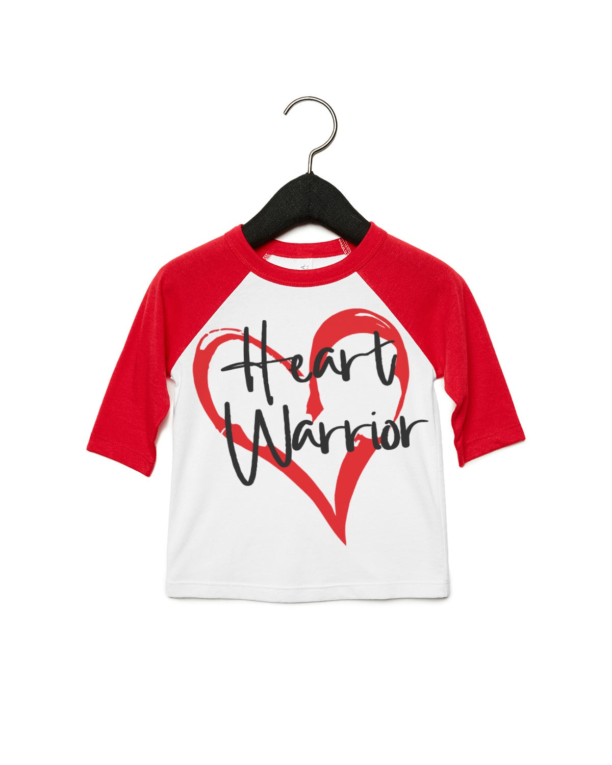 Hear Warrior CHD Awareness Raglan Shirt
