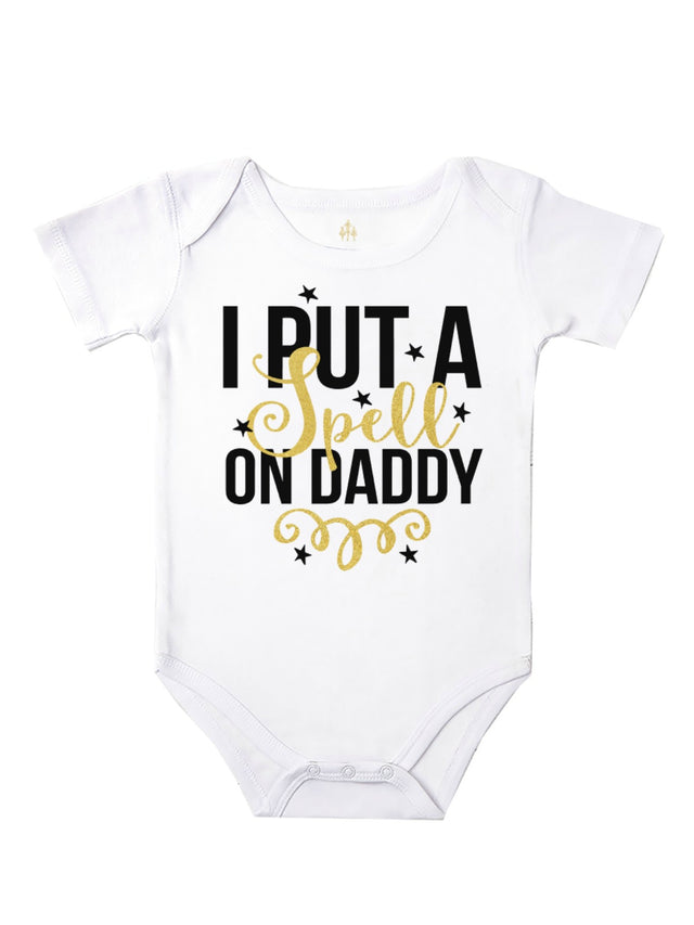 I put a spell on daddy baby girl bodysuit