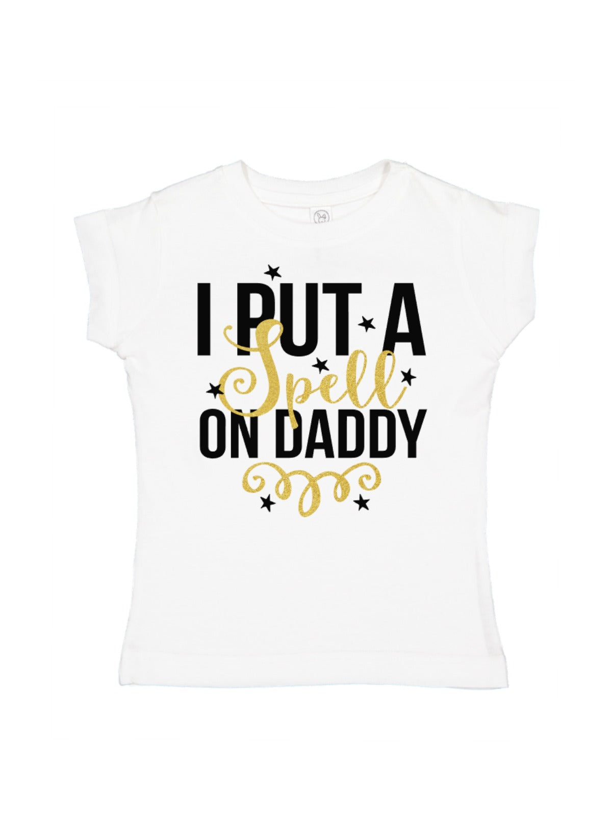 I put a spell on daddy girls tee