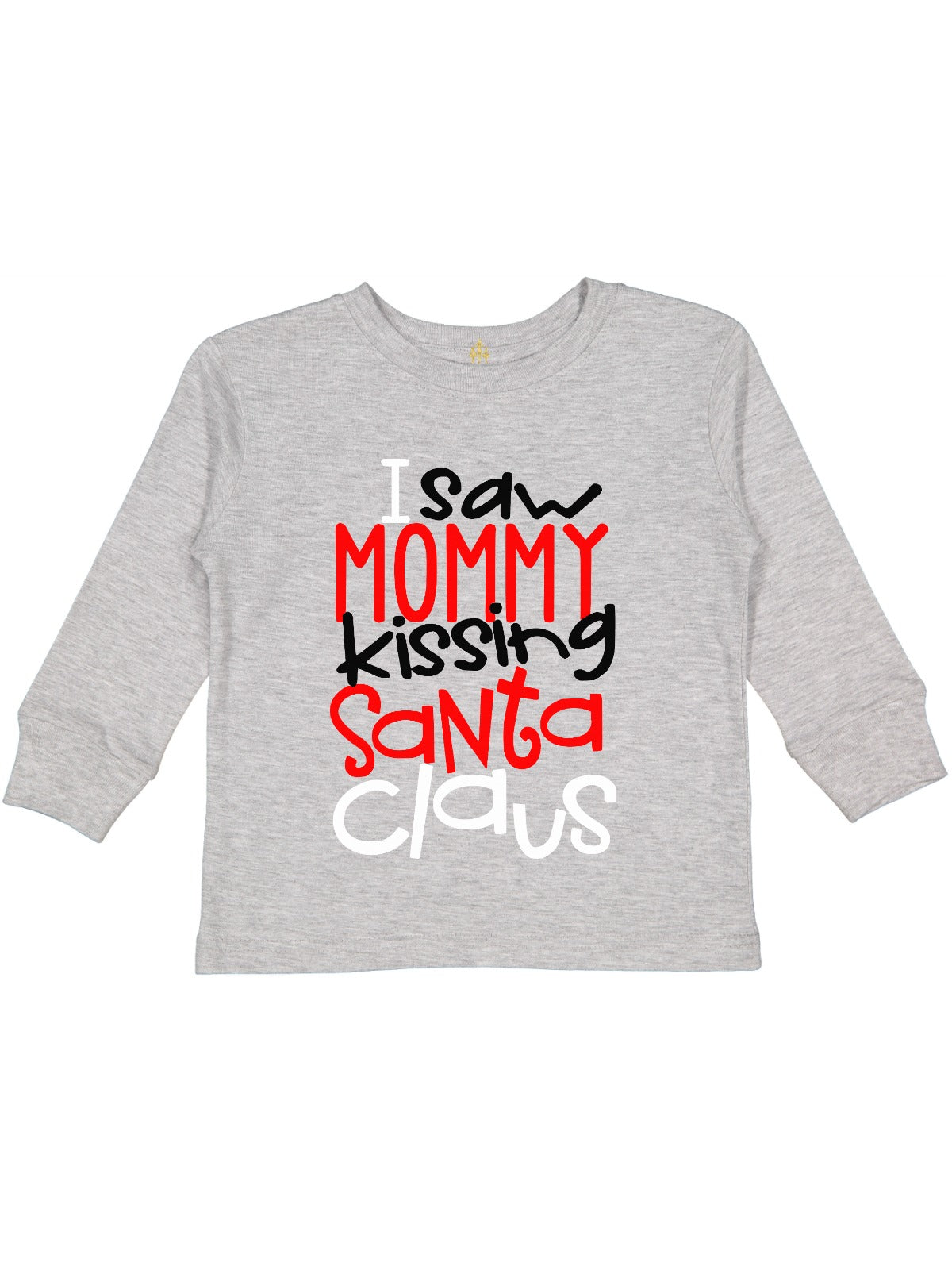 I saw mommy kissing santa kids t-shirt