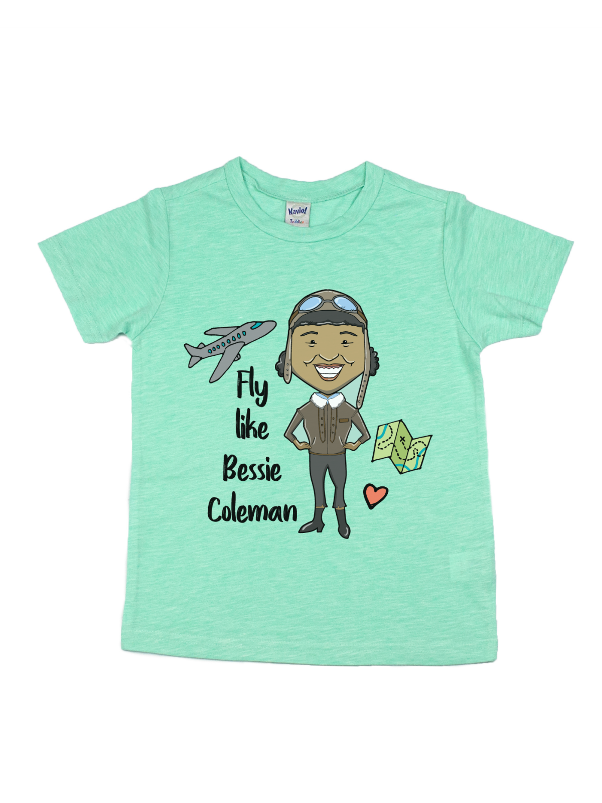 Fly like Bessie Coleman kids Black History Month shirt