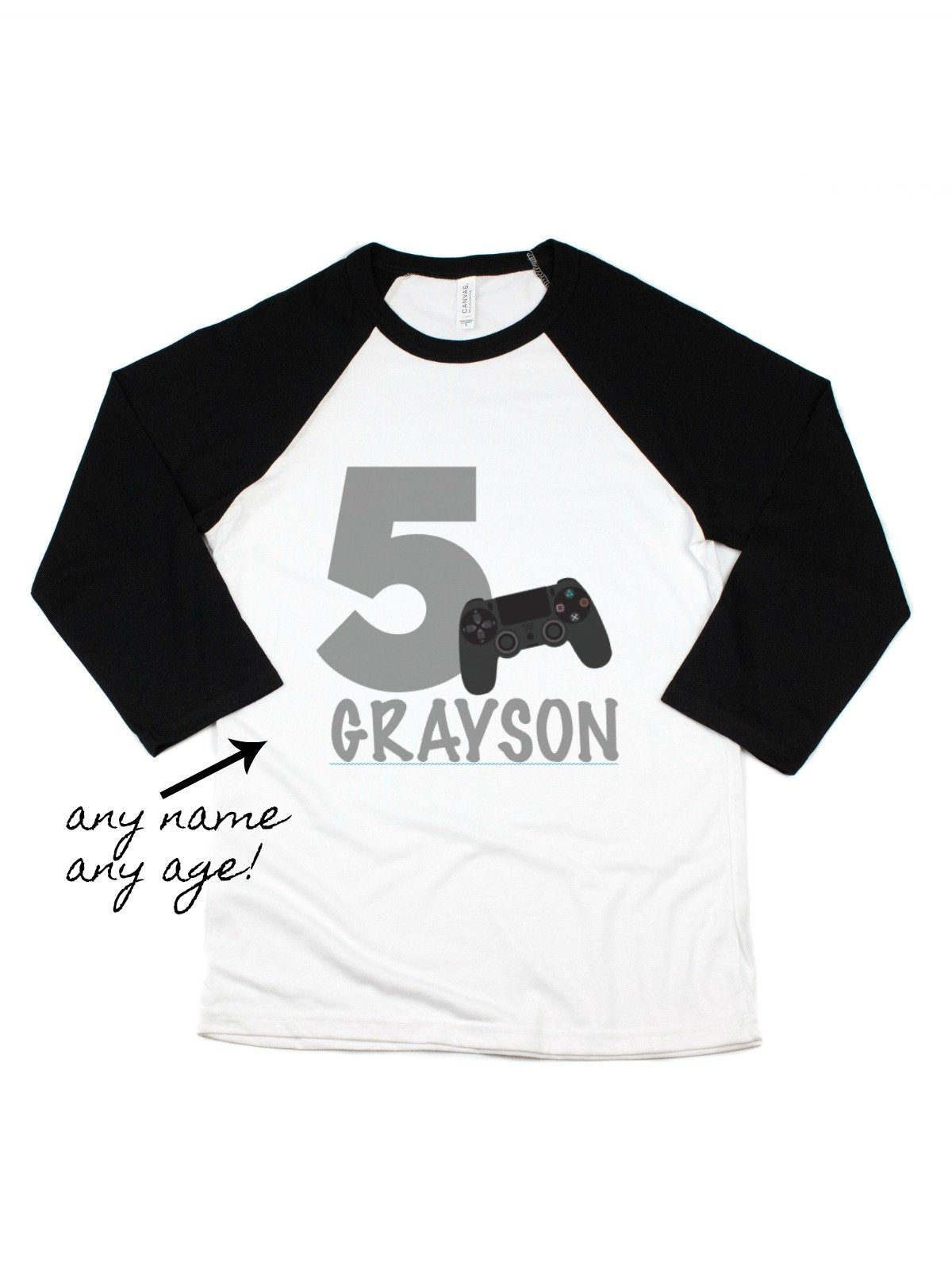 Gamer Birthday Raglan